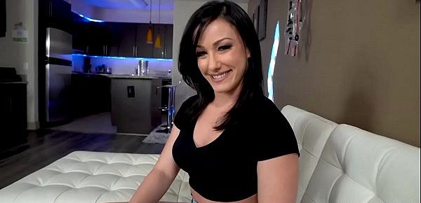  MILF hottie Jennifer White loves sucking her stepsons hard cock and even wants his cum in her mouth